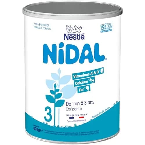 Nestlé Nidal Lait de croissance 3ème âge