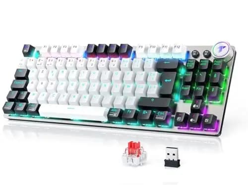 TECURS Clavier Mécanique Gaming TKL