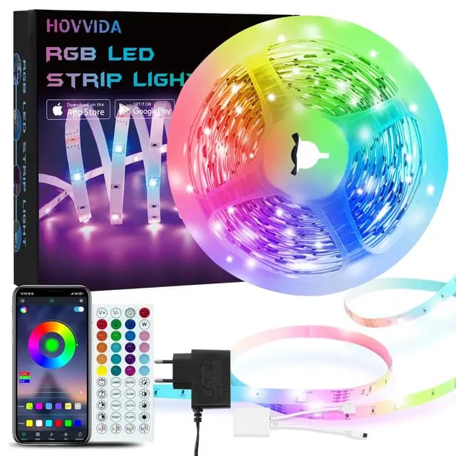 HOVVIDA Bande LED RVB 5M