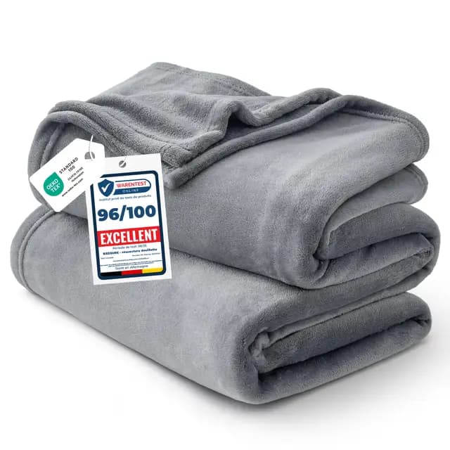 Bedsure Plaid Polaire Couverture Canapé
