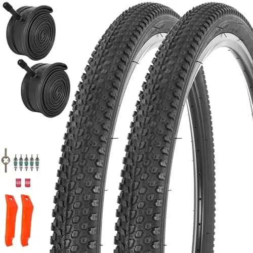 RUHUO 26 Pouces Pneus de Vélo de Montagne