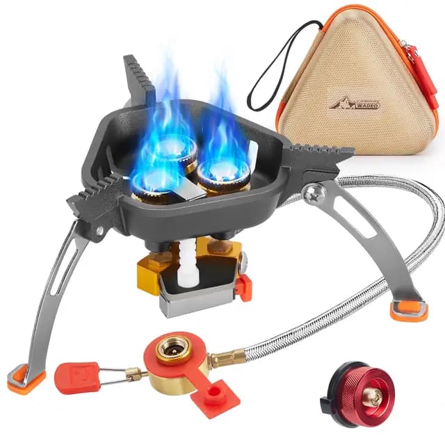 WADEO HG0328B Réchaud de camping – Image 1