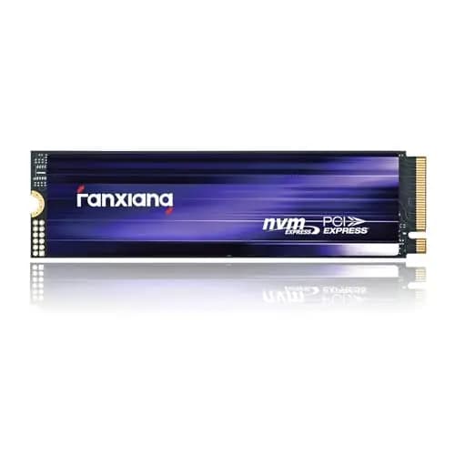 fanxiang S880 SSD 1To NVMe SSD M.2 2280 PCIe 4.0 Gen4x4 Disque SSD Interne 1 to, Jusqu'à 7300 Mo/s en Lecture, Compatible avec PS5 PC Gaming Ordinateurs de Bureau et Portables