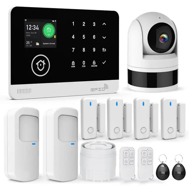 TUGARD Alarme sans fil WiFi/GSM 13 pièces