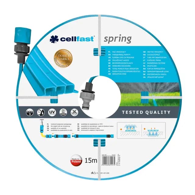 Cellfast Spring Tuyau d'arrosage 15m