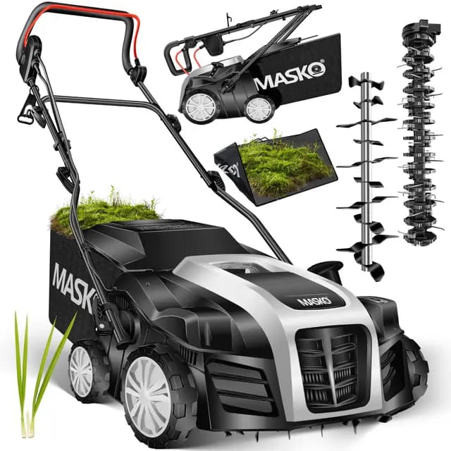 MASKO Scarificateur électrique 2 en 1