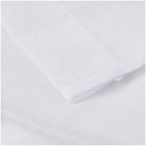 Soleil d'ocre, Dolly Voile pour Porte Fenêtre, Polyester, Blanc, 70x200 cm