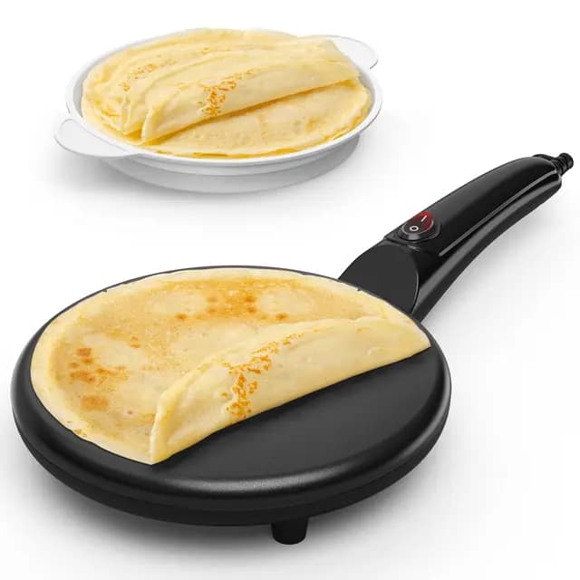 SNAILAR Crêpière électrique antiadhésive