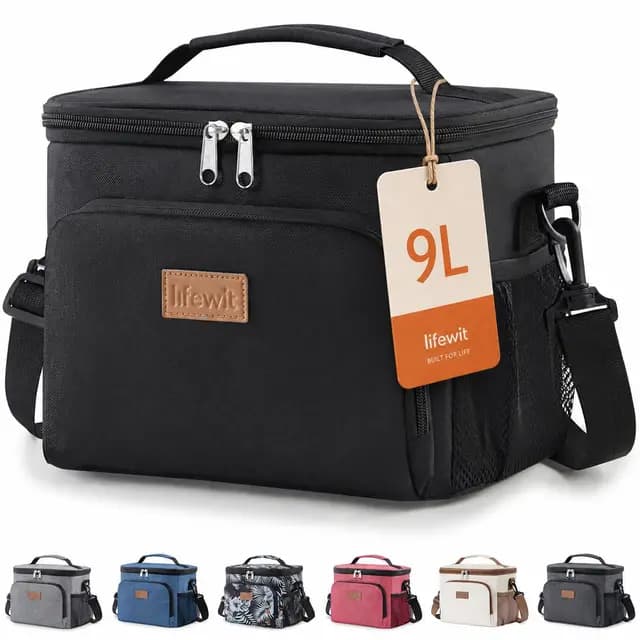 Lifewit Sac Isotherme 9L Noir – Image 1