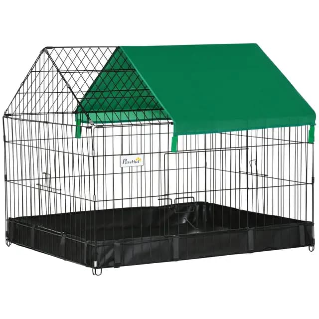 PawHut Enclos pour Lapins – Image 1