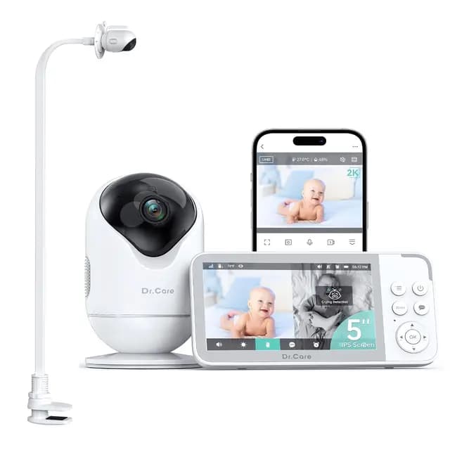 Dr.Care VistaView Moniteur Bébé WiFi 2K DC-SBM001S