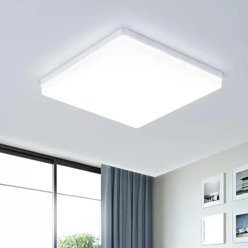 Easy Eagle Plafonnier LED Carré 48W
