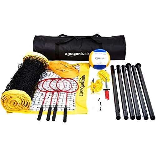 Amazon Basics Set de Volley-Badminton
