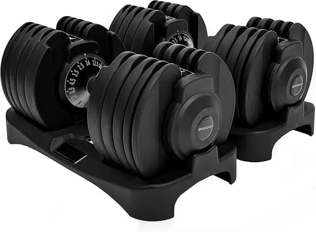 BRAINGAIN Haltères réglables 24 kg