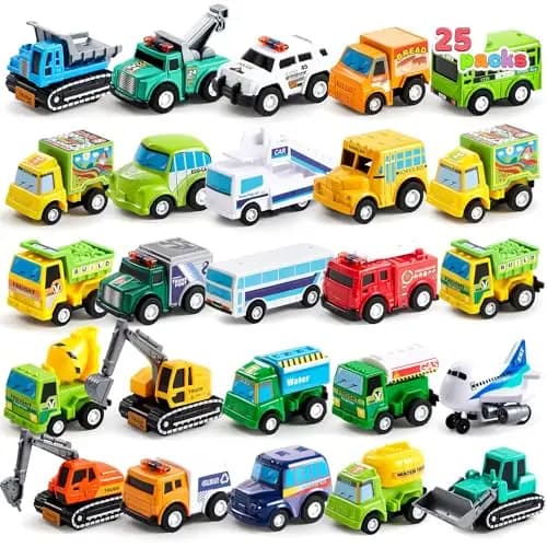 Joyin 25 Pièces Véhicules Jouets