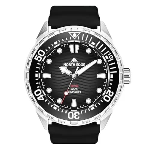 North Edge Montre solaire bleue