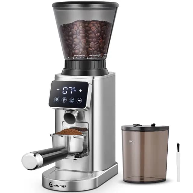 AMZCHEF CG209-SV-14 Moulin à café électrique