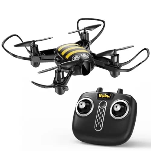 Loolinn | Drone comme Cadeau pour Enfants - Design Amusant, Facile à Piloter, Sûr pour les Enfants, Rotation à 360°, Station de Charge et Deux Batteries Incluses(Cadeau pour Garçons et Filles)