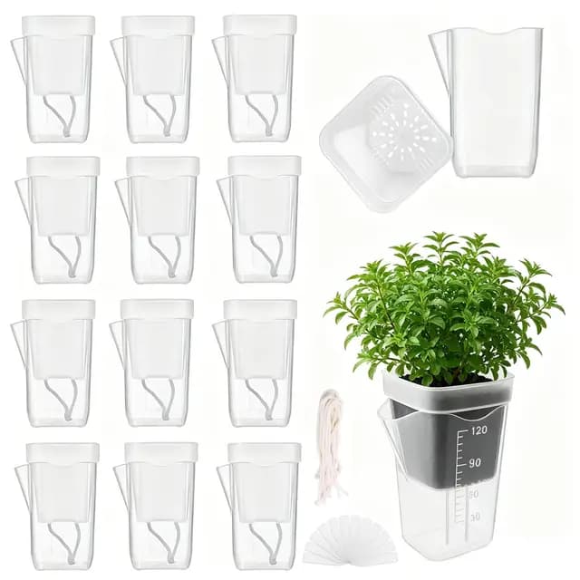 Jadyon Pots Auto-arrosants 12pcs – Image 1