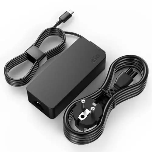 pour Lenovo 65w USB C Adaptateur Secteur Chargeur pour Ordinateur Portable pour Lenovo ThinkPad Huawei matebook Pro air HP Elitebook Spectre ASUS Acer xiaomi air Chargeur Adaptateur Type C