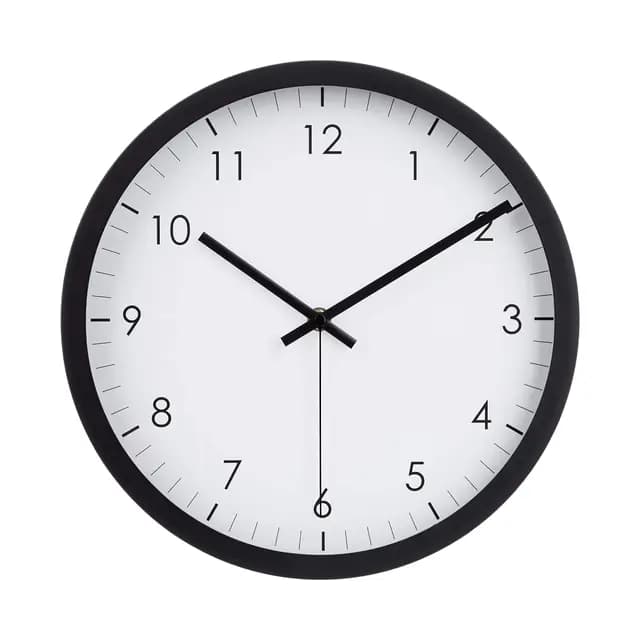 Amazon Basics Horloge murale ronde 30.5cm