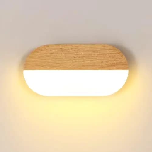 Osairous Applique Murale LED Bois