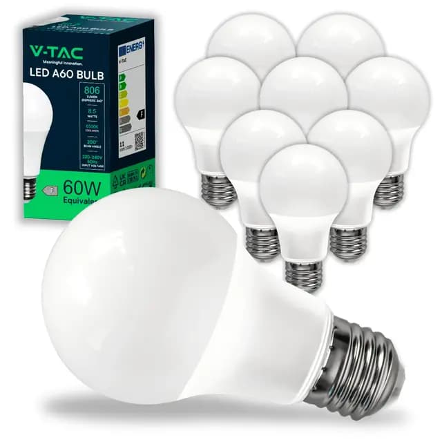 V-TAC Ampoule LED E27 8,5W