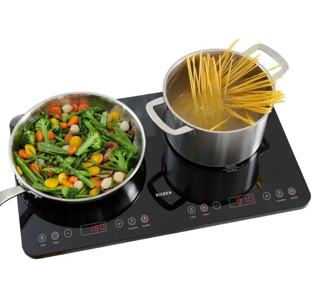 Bigben CKDUO2BK Plaque induction double