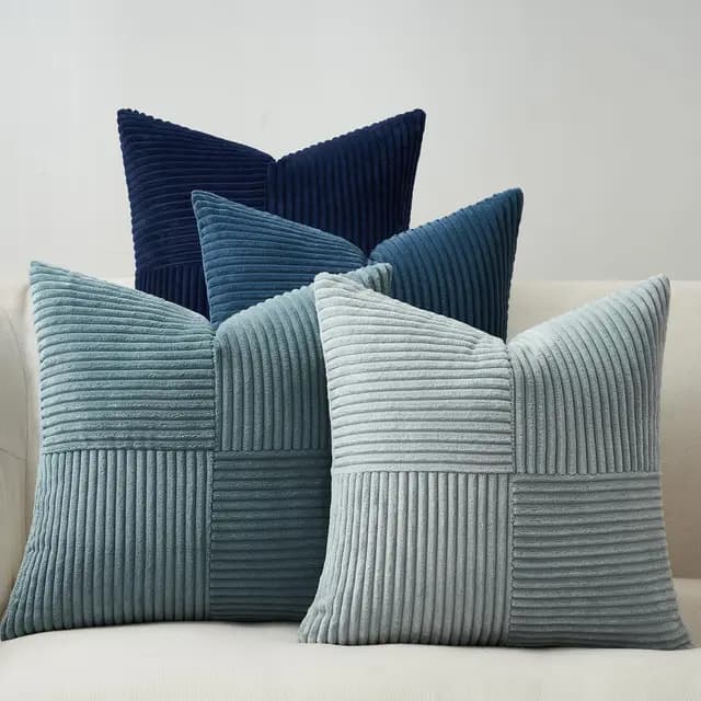 Topfinel Housse de Coussin Carrée 40x40 cm