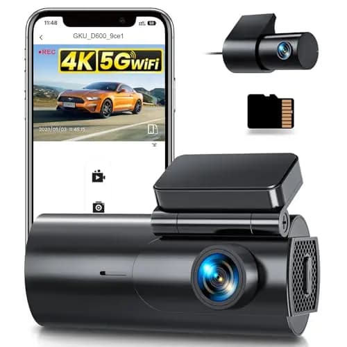 GKU 4K Caméra Embarquée Voiture
