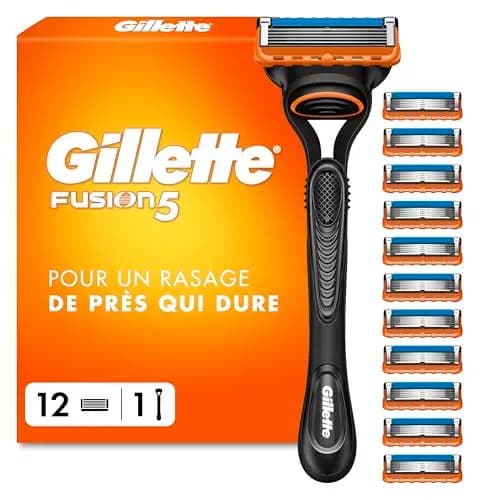 Gillette Fusion 5 Rasoir Noir