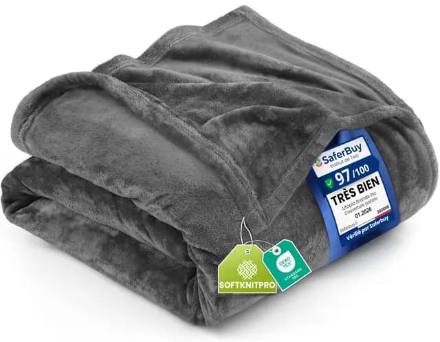 Utopia Bedding Couverture Flanelle