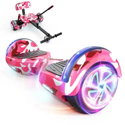 SISIGAD Hoverboard Kart Enfant