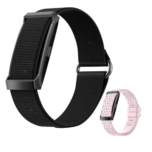 Bracelet Connecté Homme Femme – Fitness Tracker Intelligente avec GPS Intégré, Moniteur Cardiaque, Autonomie +1 Mois, SpO₂, Podomètre, Suivi Sommeil, Notifications WhatsApp, Étanche, avec 2 Br – Image 1