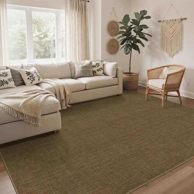 GENIMO Tapis effet jute 200x290 cm