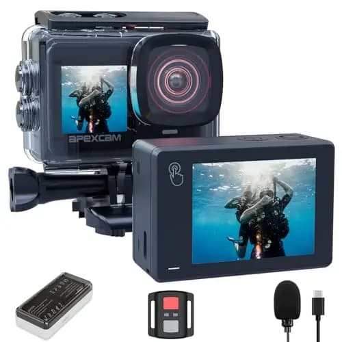 Apexcam 4K 60FPS Caméra Sport