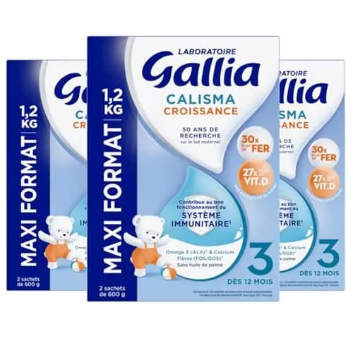 Gallia Calisma Lait Croissance 3ème âge