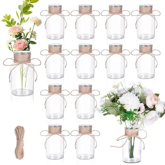 Tiusixsy Vases en Verre Décoratifs