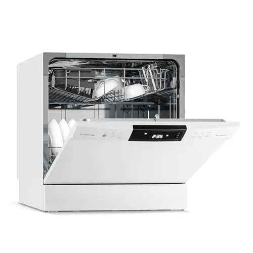 Klarstein Amazonia Lave-vaisselle - comme appareil encastrable ou indépendant, 8 remplissages, 8 programmes, 8 l d'eau, AquaStop, programmes éco & rapide