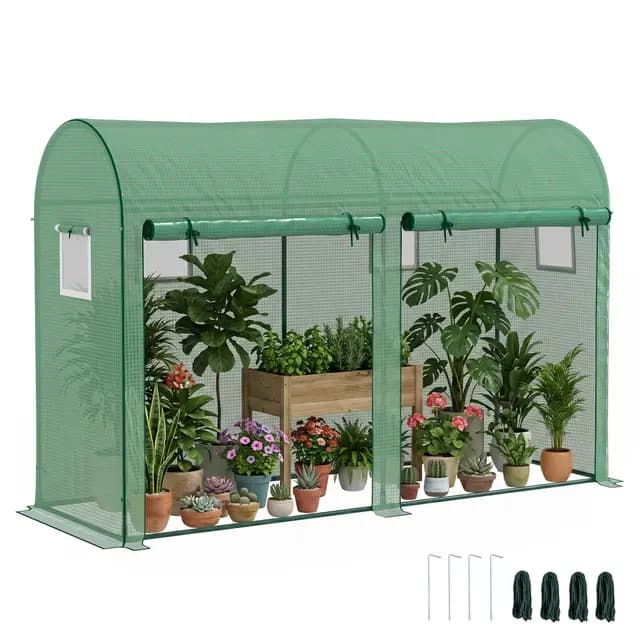 Outsunny Serre de Jardin Verte