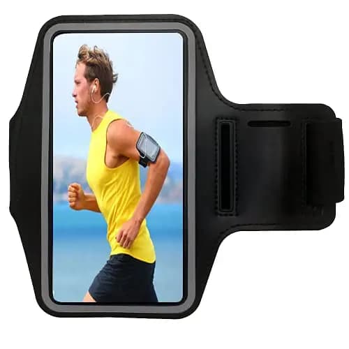 Brassard de Sport, Universel Réglable Running Armband, Brassard Smartphone de Course, Compatible avec Téléphone jusqu'à 6,5 Pouces, pour Jogging, Gym, Cyclisme, Randonnée