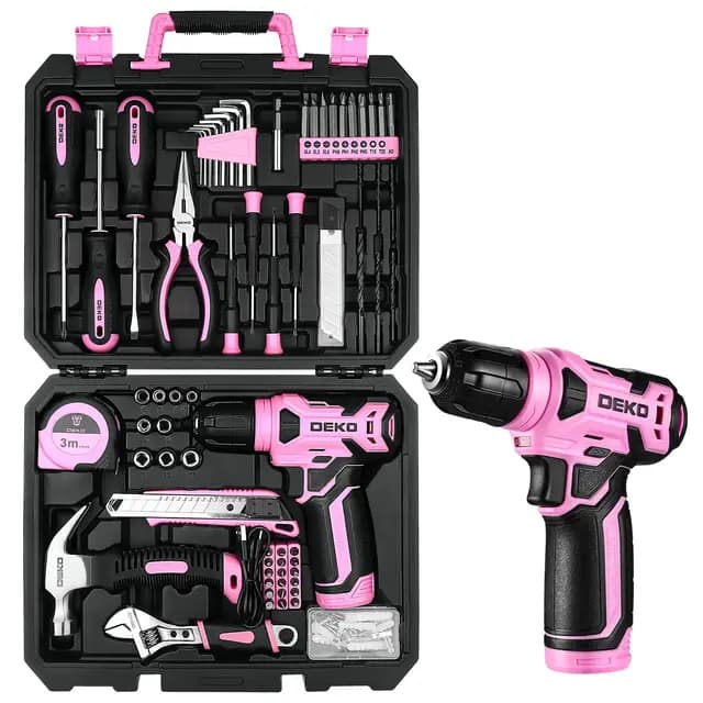 DEKO DKMT126U-GP Caisse à outils rose