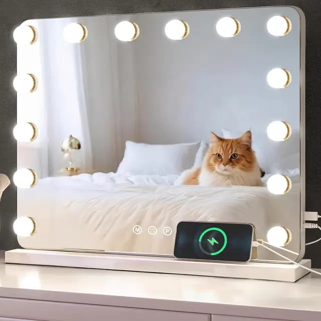 Baklon Miroir de Maquillage LED