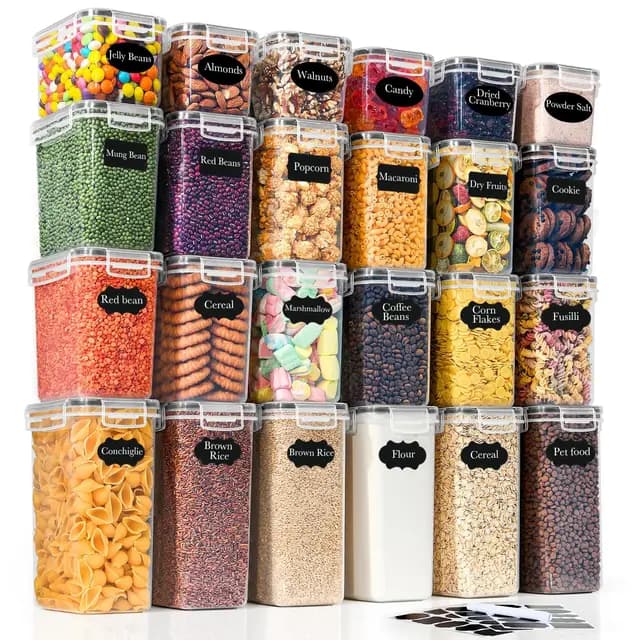 GoMaihe Lot de 24 bocaux de conservation