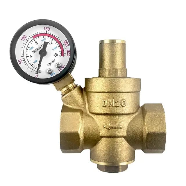 QWORK DN20 Réducteur de pression laiton