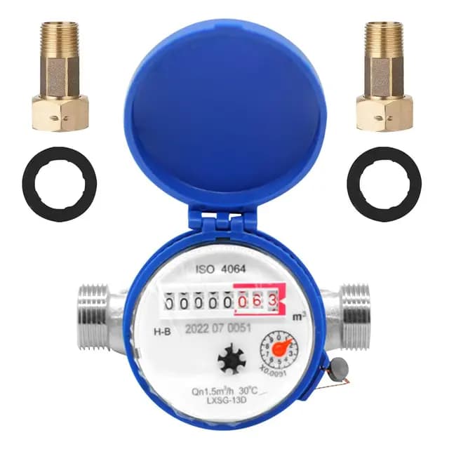 Penbinmall Compteur d'eau de jardin
