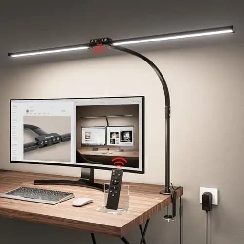 Jeebel Lampe de Bureau LED Double Tête