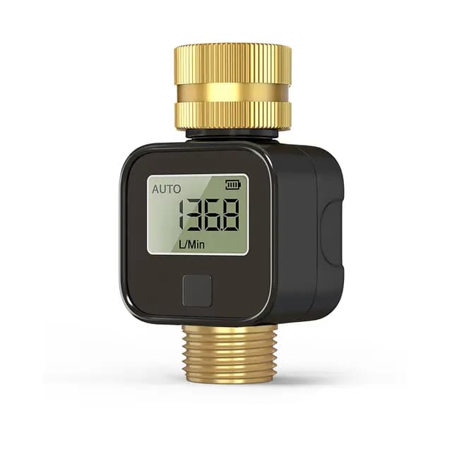GIEXSMART Débitmètre d'eau laiton