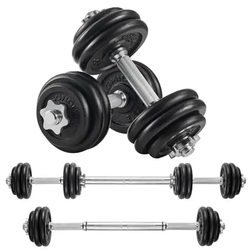SONGMICS Kit haltères Musculation Réglable