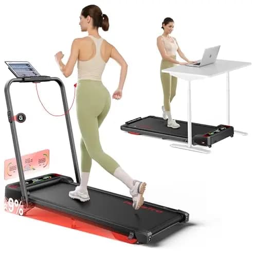 HomeTro Tapis de Course Pliable 5-en-1